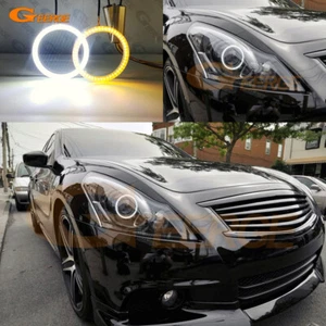 For INFINITI G25 G35 G37 Q40 Q60 V36 Ultra Bright Led Angel eyes Kit Halo Rings - Picture 1 of 23