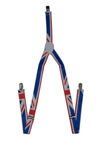 PKO Herren Hosenträger 1" breit UK Union Jack Flagge - Bild 1 von 1