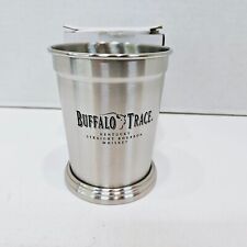 5 Buffalo Trace Stainless Steel Julep Cups Kentucky Bourbon Whiskey Tumblers