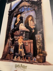 Harry Potter And The Sorcerer’s Stone Movie Art Print Poster Mondo Hans Woody - Picture 1 of 2