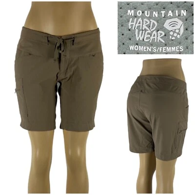 Mountain Hard Wear женщин 4 Yuma шорты женщин темно хаки грузовой карман туризм б/у в отличном состоянии - Изображение 1 из 4