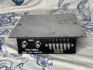 Transaction Verification Systems Inc. TVC-1066A TVS (A4) - Picture 1 of 6