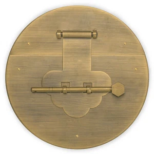 Hardware Filosofia Fungo Incantato Ottone Cassettiera Piastra 6,3" - Foto 1 di 6