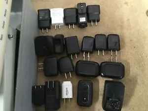 Lot Of 20 Mixed Brands USB-Port Power Adapter Charger - Picture 1 of 13