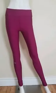 Under Armour Womens Size XS Purple Compression Heatgear Pants Inseam 31 - Picture 1 of 6