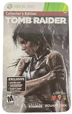 Tomb Raider Collector'sEdition [2013] XBOX 360 w/Figure Map Poster Comic Book - Image 1 of 4