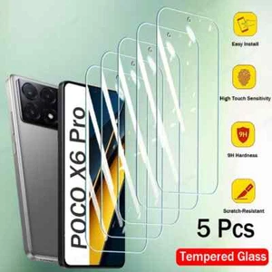 Protector Pantalla Cristal Templado para Xiaomi Poco X7 Pro x6 x5 F7 F6 F5 M7 M6 M5 - Imagen 1 de 11