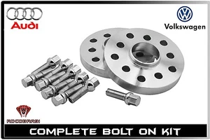 (2) 20mm Spacers 5x100 / 5x112 Forged Hub Centric Wheel Spacer Kit 57.1mm Bore  - Picture 1 of 6