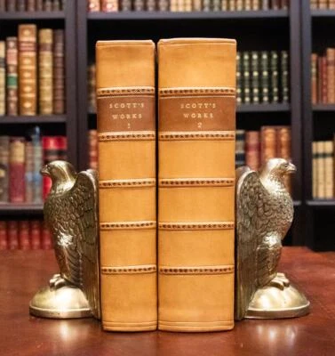 1805-1811 Works of Walter Scott 5 Titles Bound in 2 Volumes all 1st Editions - Image 1 of 4