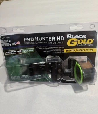 Black Gold Pro Hunter HD Streamline serie QuickLink base 5 pines .019 mano izquierda Foto 1 de 4