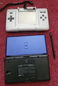 Nintendo DS Lite Handheld Console Blue System USG-001 & DS Bottom NTR-001 -AS-IS - Picture 1 of 2