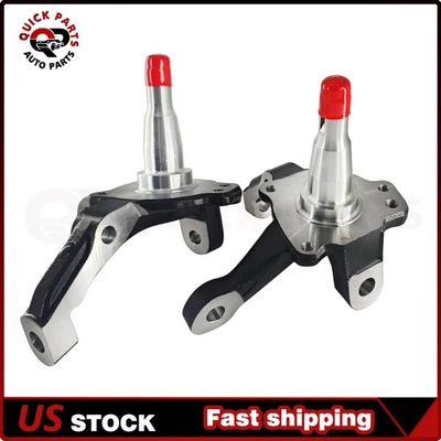 Forged Steel 1-Piece Stock Height Spindles For 1974 - 1978 Ford Mustang II Pinto - Image 1 of 4