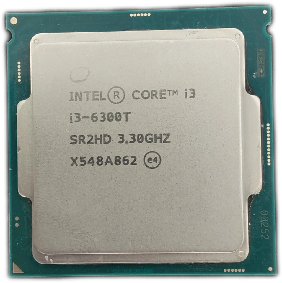 CPU Intel Core i3-6300T SR2HD 3,3 GHz 2 núcleos LGA 1151  Foto 1 de 1
