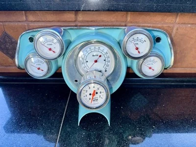 1957 CHEVROLET BELAIR NOMAD PAINEL DE INSTRUMENTOS MEDIDOR VELOCÍMETRO 1584733  - Imagem 1 de 4