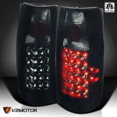 Smoke Fits 1988-1998 Chevy C/K 1500 2500 Silverado GMC Sierra LED Tail Lights Foto 1 de 4