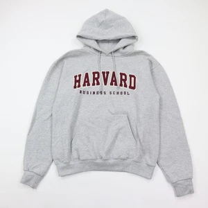 Harvard Business School Hoodie Sweatshirt Mens Medium Gray Champion College - Picture 1 of 7