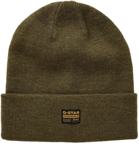 G-STAR RAW | Mens Unisex Dark Olive Green Effo Long Winter Beanie Hat | One Size - Picture 1 of 3
