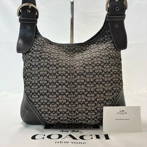 Bolso de Hombro COACH Soho 6386 Mini Signature Bolso de Hombro Cuero Lona - Imagen 1 de 10