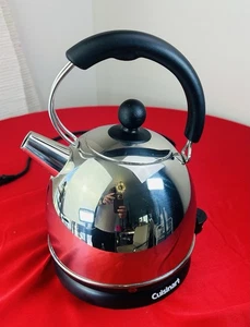 Cuisinart Cordless Automatic Electric Kettle KUA-17 Easy Clean Stainless Steel - Picture 1 of 9