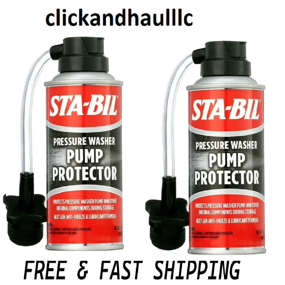 2 PACK-Pressure Washer Pump Protector Pistons Seal Saver Anti-Freeze STA-BIL 4oZ - Image 1 of 1