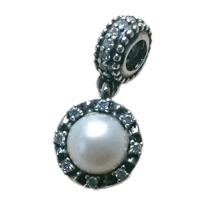 ⚪ Pandora Perlen Anhänger Charm "Ewige Anmut" • Original • 791385P • Eleganz - Bild 1 von 4