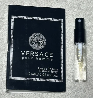 Spray de muestra de perfume Versace pour homme 2 ml-0,06 fl oz Foto 1 de 2