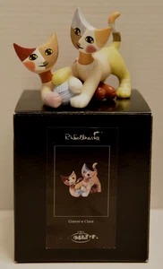 ROSINA WACHTMEISTER - GOEBEL - "GIANNI E CLARA" CAT PORECELAIN FIGURE - "MINT" - Picture 1 of 12