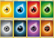 Pokemon TCG 2020 Basic Energy Card Lot 15 of Each Type 120 Cards! Free Shipping!