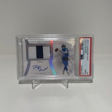 2021 Panini Flawless Collegiate #3 Zach Wilson RPA RC Patch AUTO /25 PSA 9 MINT