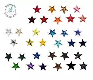 Aufbügler Sterne-Sets bunt Glücksbringer Geschenkidee Patch Applikation Flicken - Bild 1 von 28
