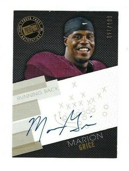 MARION GRICE 2014 Press Pass Autograph #PPS-MG2 Football Card #d 121/199 - Image 1 of 1