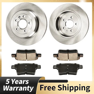 Rotores de disco trasero y pastillas de freno para Ford Five Hundred 2005-2007 Freestyle 05-07 Foto 1 de 4