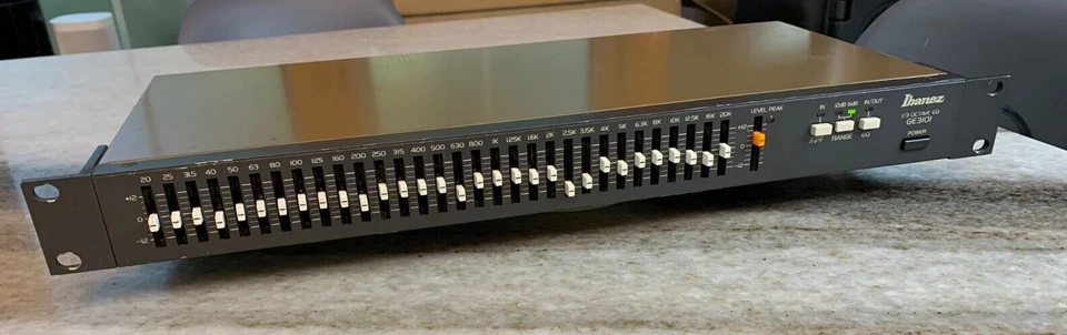 Vintage 1984 1/3 Octave EQ Equalizer MADE IN JAPAN 6.35 mm TRS/TS Input / Output - Image 1 of 4