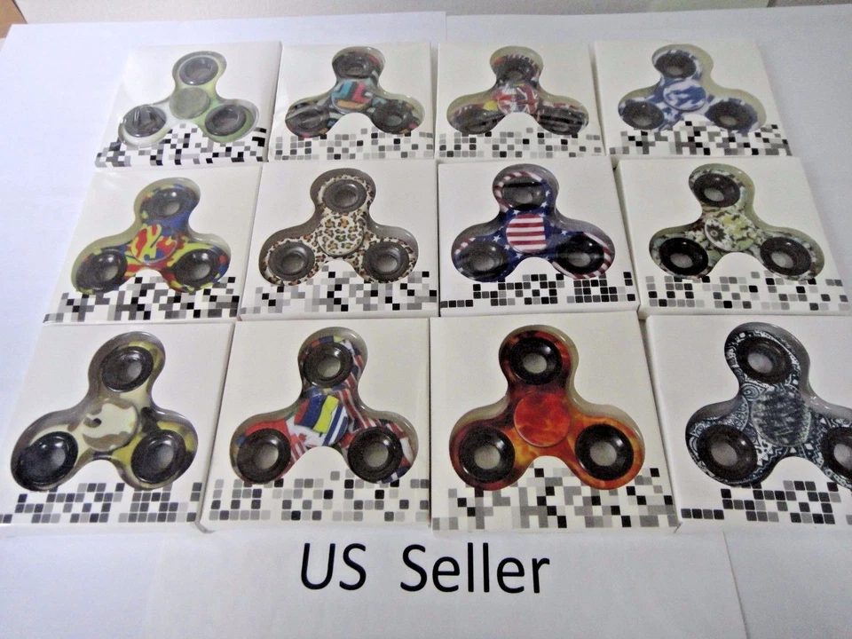 Wholesale 10x LED Light Flash Hand Spinner Fidget EDC Toy Autism On/off 3 Mode