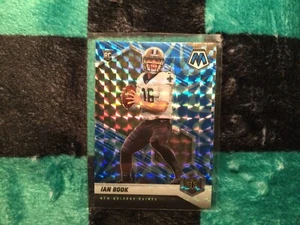 Ian Book RC 2021 Mosaic Blue Reactive Prizm NM-MINT! - Picture 1 of 2