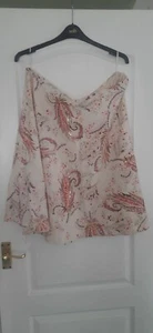 YOURS pretty vintage BoHo Spring/Summer NWT A-Line Midi Skirt Size 20 RRP £20 - Picture 1 of 8