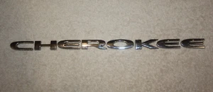 2014 2015 2016 2017 2018 Jeep Cherokee Left Right Door Emblem Set Chrome Letters - Picture 1 of 1