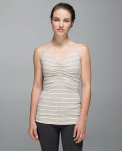 LULULEMON Open Your Heart Tank in Cayman Stripe 4 BRAND NEW - Picture 1 of 4