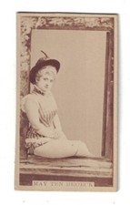 N245 May Ten Broeck Actress Sweet Caporal Trading Tobacco Card