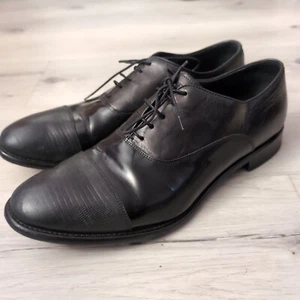 Emporio Armani Shoes Mens Size 10.5 Black Style Dress Shoes Emporio Armani - Picture 1 of 9