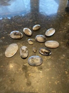 12 pieces flat moss agate - Picture 1 of 2