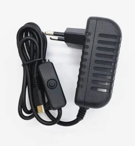 Netzteil Ladegerät 5V 3A Micro USB + Schalter für Raspberry Pi 1 / Pi 2 / Pi 3 - Bild 1 von 1