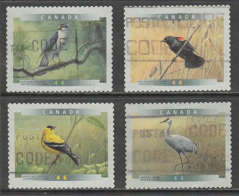 Canadá 1999 Birds #4 bklt., Scott #1774-7 Foto 1 de 1