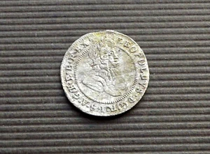 Austria Brieg 1698-CB 1 Kreuzer Leopold Silver VF C9339 - Picture 1 of 2