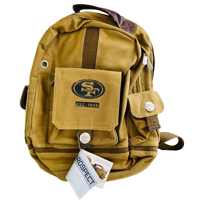 Bolso trasero de lona de los San Francisco 49ers NFL Little Earth Prospect verde nuevo con etiquetas leer Foto 1 de 4