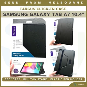 NEW Targus Folio Case Samsung Galaxy Tab A7 10.4" Tablet Cover Black Pen Holder - Picture 1 of 7