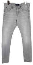SCOTCH & SODA Ralston Jeans Men's W31/L34 Slim Fit Whiskers Faded Denim Grey
