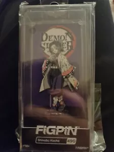 FiGPiN Enamel Pin Brand Fig Pin 490 New Sealed Shinobu Kocho Demon Slayer - Picture 1 of 3