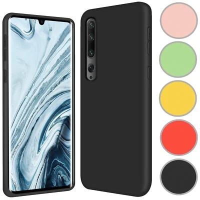 COOLGADGET Silikon Schutzhülle für Xiaomi Mi Note 10 10 Pro Handy Tasche Case Cover Hülle
