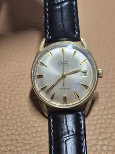 Vintage AVIA Olympic 17 Jewels 1960’s Incabloc Manual Wind Swiss Watch - Picture 1 of 15